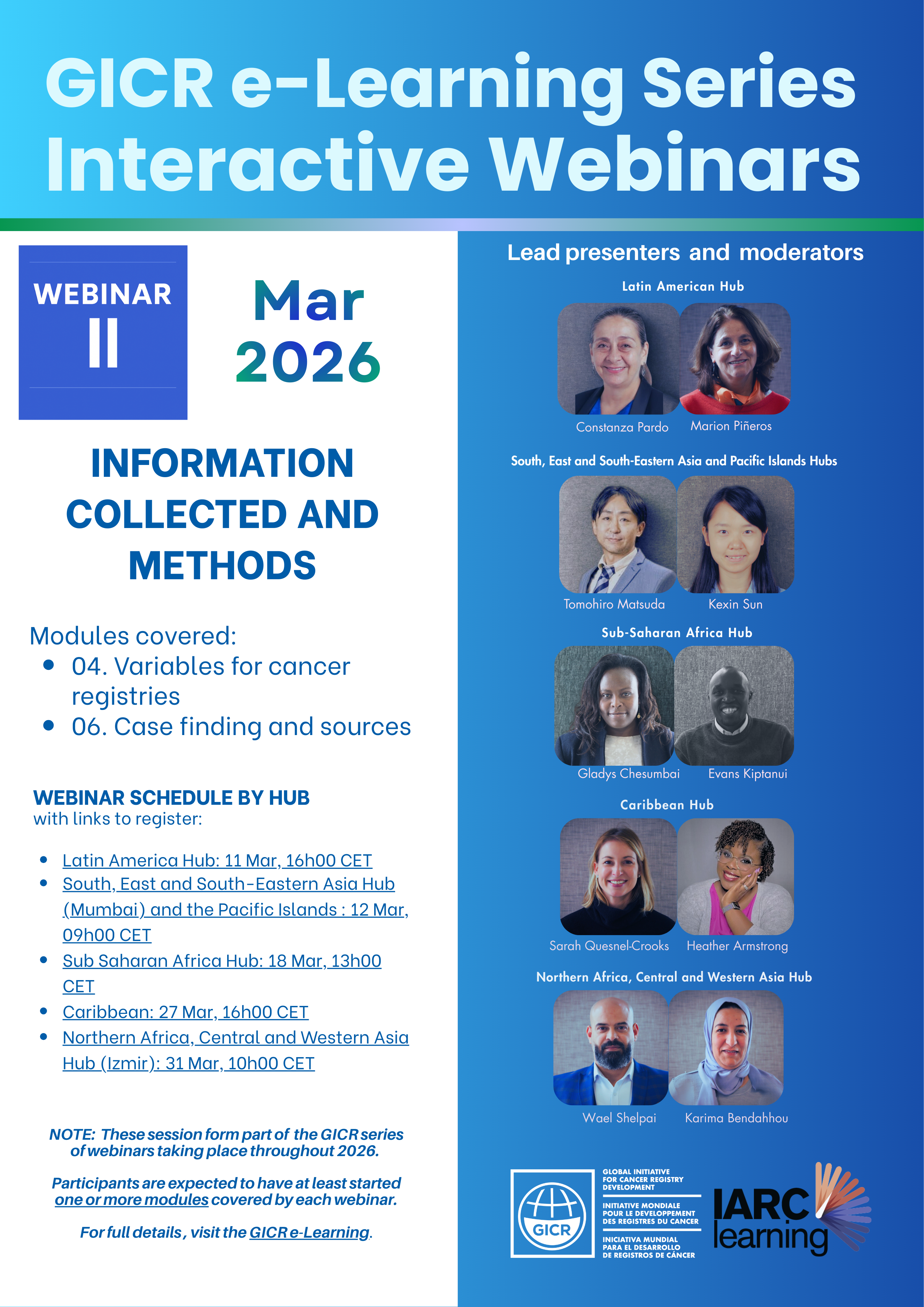 Registration open: GICR Interactive Webinar II.